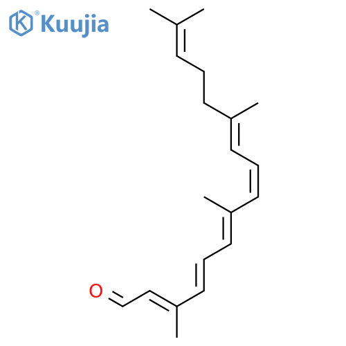 2,4,6,8,10,14-Hexadecahexaenal, 3,7,11,15-tetramethyl-, (E,E,E,Z,E)- structure