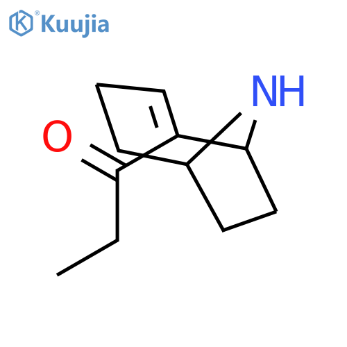1-Propanone,1-(1R,6R)-9-azabicyclo[4.2.1]non-2-en-2-yl- structure