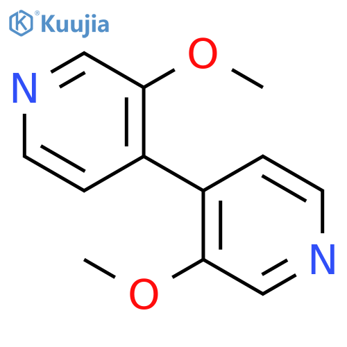4,4'-Bipyridine, 3,3'-dimethoxy- structure