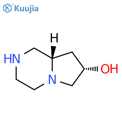 (7S,8aS)-octahydropyrrolo[1,2-a]piperazin-7-ol structure