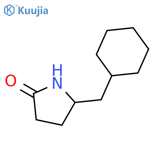 2-Pyrrolidinone, 5-(cyclohexylmethyl)- structure