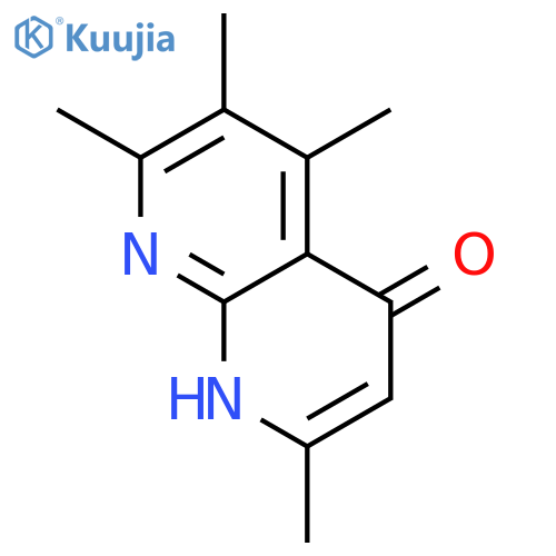 1,8-NAPHTHYRIDIN-4(1H)-ONE, 2,5,6,7-TETRAMETHYL- structure