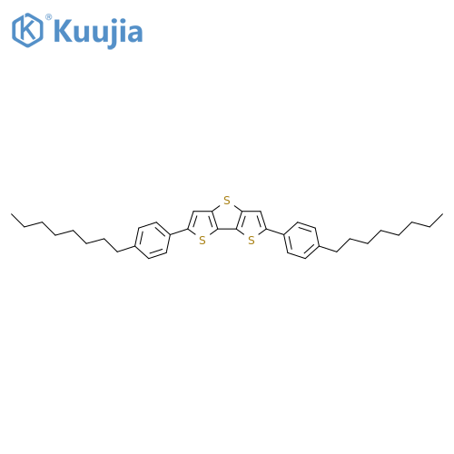 2,6-Bis(4-octylphenyl)-dithieno[3,2-b :2',3'-d ]thiophene structure