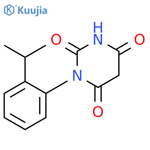 2,4,6(1H,3H,5H)-Pyrimidinetrione, 1-[2-(1-methylethyl)phenyl]-, (±)- structure