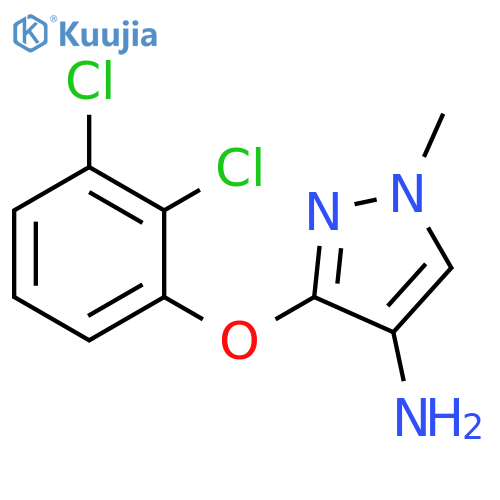 3-(2,3-dichlorophenoxy)-1-methyl-1H-pyrazol-4-amine structure