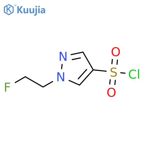 1-(2-FLUOROETHYL)-1H-PYRAZOLE-4-SULFONYL CHLORIDE structure