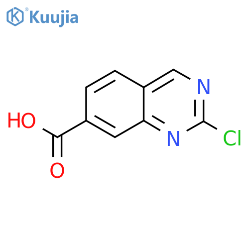 2-chloroquinazoline-7-carboxylic acid structure