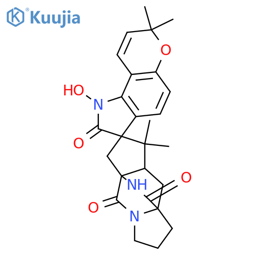 Sclerotiamide; (+)-form, 11,17-Diepimer, 10-deoxy, N1-hydroxy structure