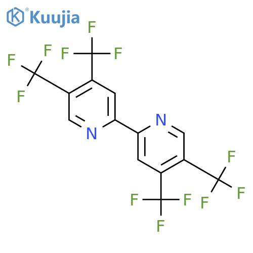 4,4',5,5'-Tetrakis(trifluoromethyl)-2,2'-bipyridine structure