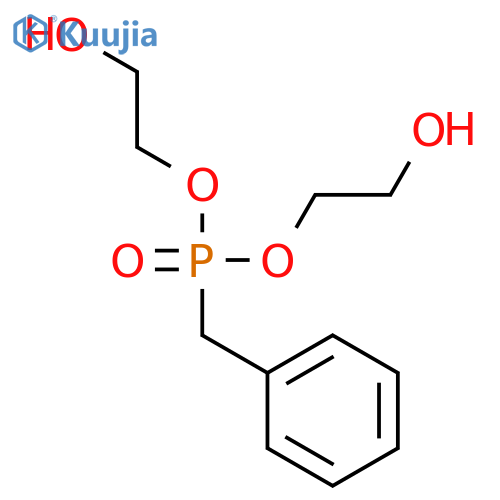 Phosphonic acid, (phenylmethyl)-, bis(2-hydroxyethyl) ester structure