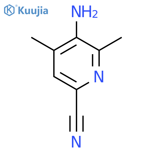 5-Amino-4,6-dimethylpicolinonitrile structure