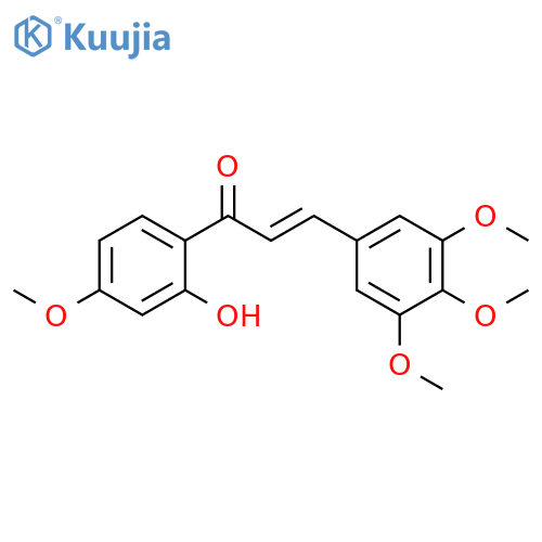 (E)-1-(2-hydroxy-4-methoxyphenyl)-3-(3,4,5-trimethoxyphenyl)prop-2-en-1-one structure