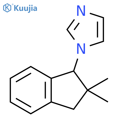 1-(2,3-dihydro-2,2-dimethyl-1H-inden-1-yl)-1H-Imidazole structure