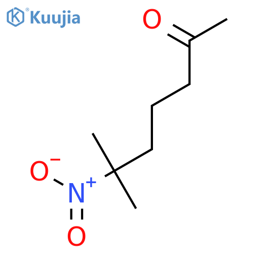 2-Heptanone,6-methyl-6-nitro- structure