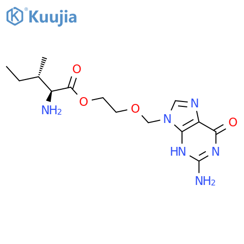 Acyclovir L-Isoleucinate structure