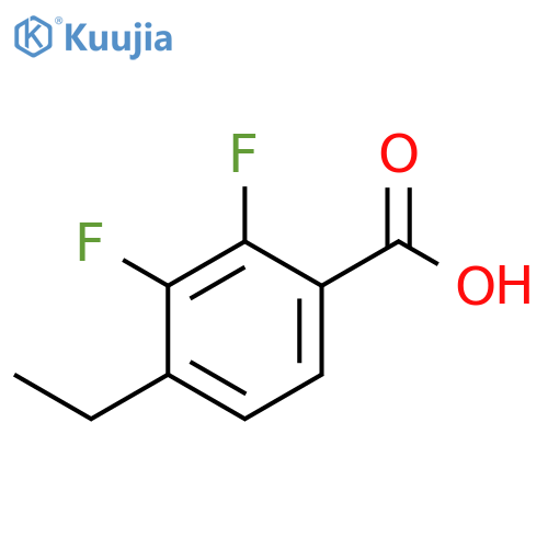 4-Ethyl-2,3-difluorobenzoic acid structure