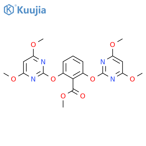 Methyl 2,6-bis((4,6-dimethoxypyrimidin-2-yl)oxy)benzoate structure