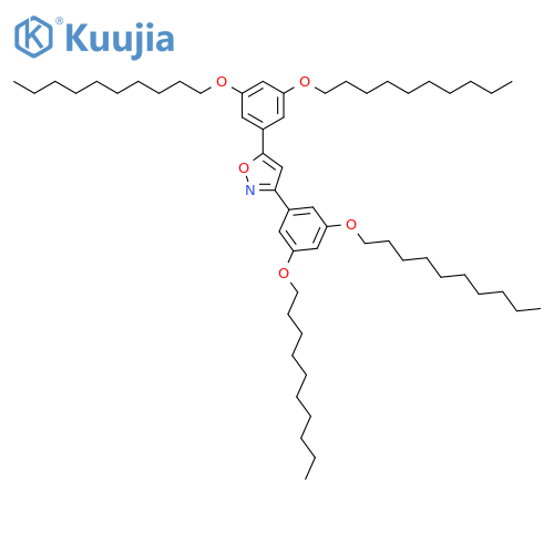 3,5-Bis[3,5-bis(decyloxy)phenyl]-1,2-oxazole structure