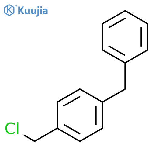 1-Benzyl-4-(chloromethyl)benzene structure