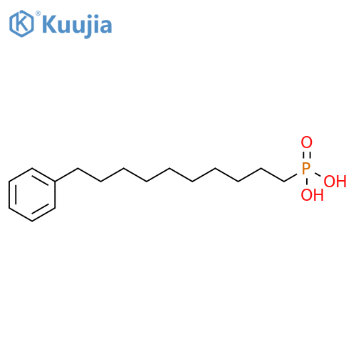 Phosphonic acid, P-(10-phenyldecyl)- structure