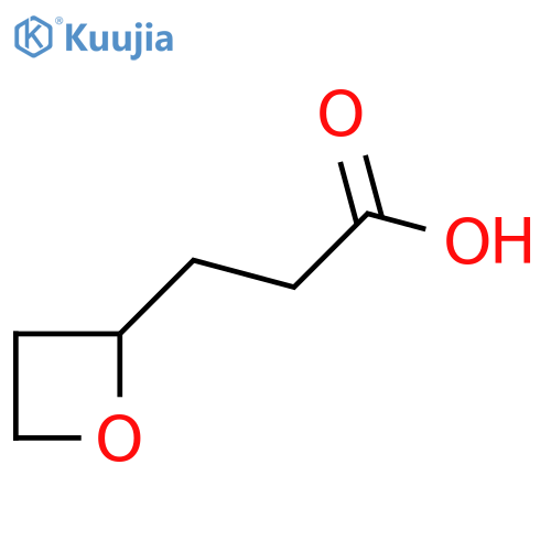 3-(oxetan-2-yl)propanoic acid structure