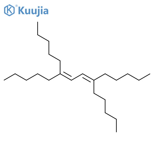 6,8-Tetradecadiene, 6,9-dipentyl- structure