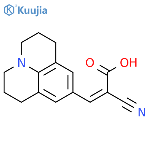 (2Z)-3-{1-azatricyclo[7.3.1.0^{5,13}]trideca-5,7,9(13)-trien-7-yl}-2-cyanoprop-2-enoic acid structure
