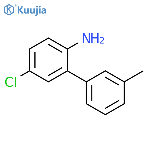 4-chloro-2-(3-methylphenyl)aniline structure