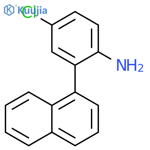 4-chloro-2-(naphthalen-1-yl)aniline structure