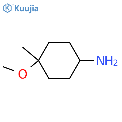 4-Methoxy-4-methylcyclohexanamine structure