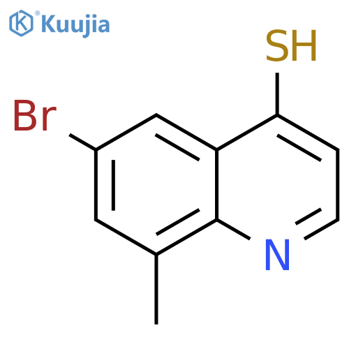 6-Bromo-8-methyl-quinoline-4-thiol structure