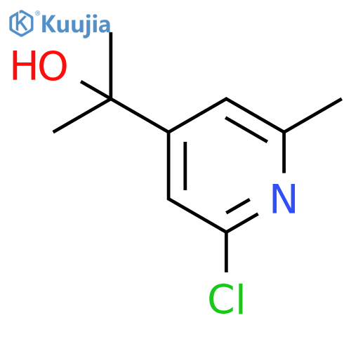 2-(2-chloro-6-methylpyridin-4-yl)propan-2-ol structure