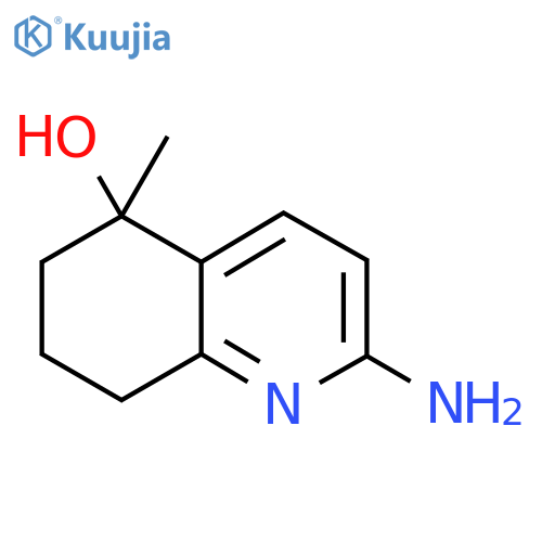 2-amino-5-methyl-7,8-dihydro-6H-quinolin-5-ol structure