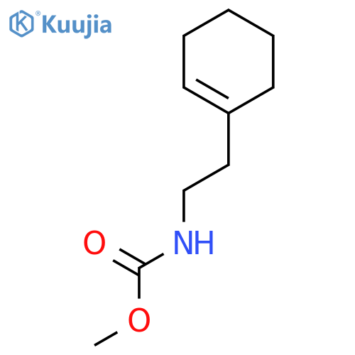 Carbamic acid, [2-(1-cyclohexen-1-yl)ethyl]-, methyl ester structure