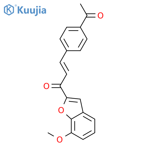 2-Propen-1-one, 3-(4-acetylphenyl)-1-(7-methoxy-2-benzofuranyl)- structure
