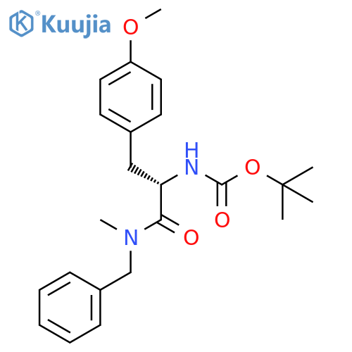Carbamic acid, [1-[(4-methoxyphenyl)methyl]-2-[methyl(phenylmethyl)amino]-2-oxoethyl]-, 1,1-dimethylethyl ester, (S)- (9CI) structure