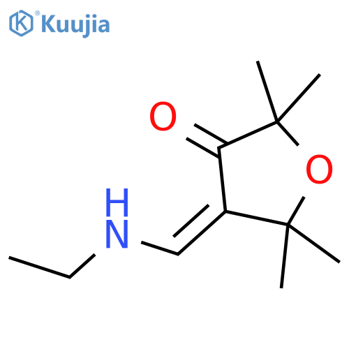 3(2H)-Furanone, 4-[(ethylamino)methylene]dihydro-2,2,5,5-tetramethyl- structure