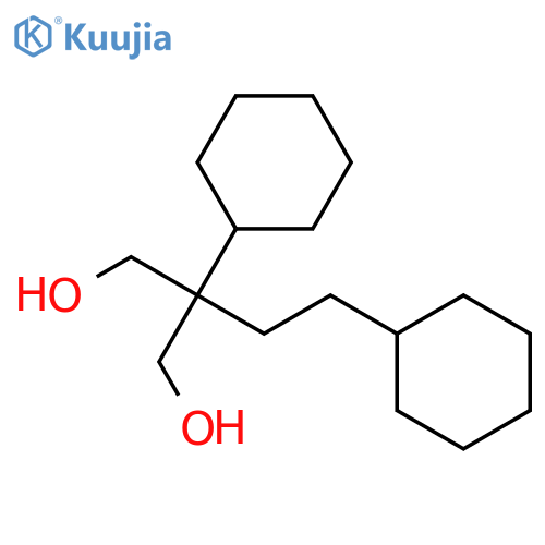 1,3-Propanediol, 2-cyclohexyl-2-(2-cyclohexylethyl)- structure
