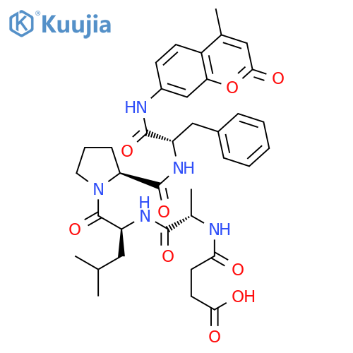 Suc-Ala-Leu-Pro-Phe-Amc structure