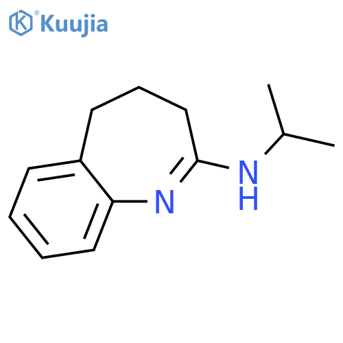 3H-1-Benzazepin-2-amine, 4,5-dihydro-N-(1-methylethyl)- structure