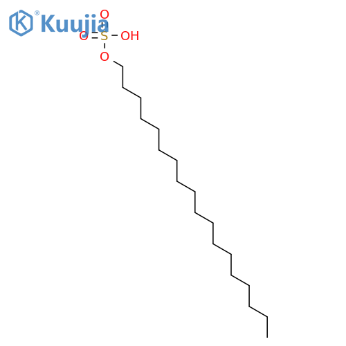 Octadecyl hydrogen sulfate structure