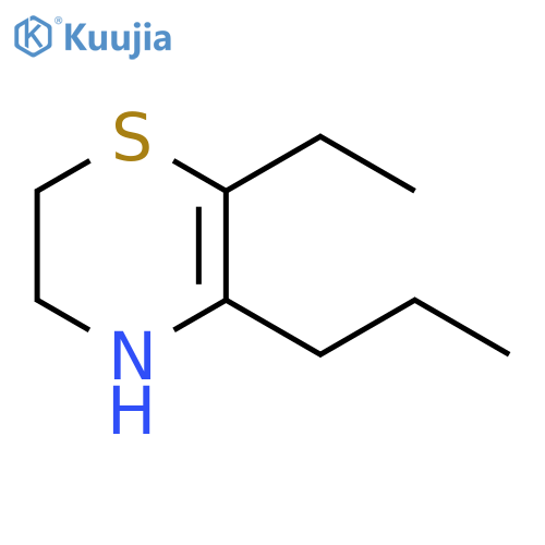 2H-1,4-Thiazine, 6-ethyl-3,4-dihydro-5-propyl- structure