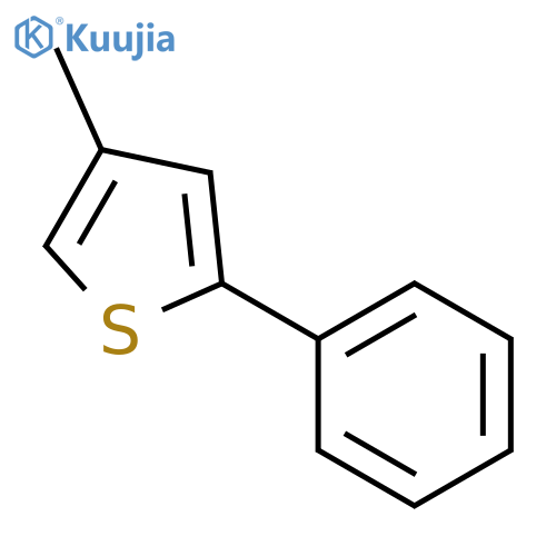 4-Methyl-2-phenylthiophene structure