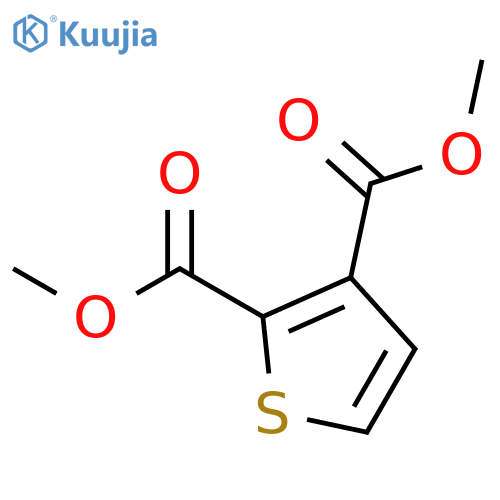 dimethyl thiophene-2,3-dicarboxylate structure