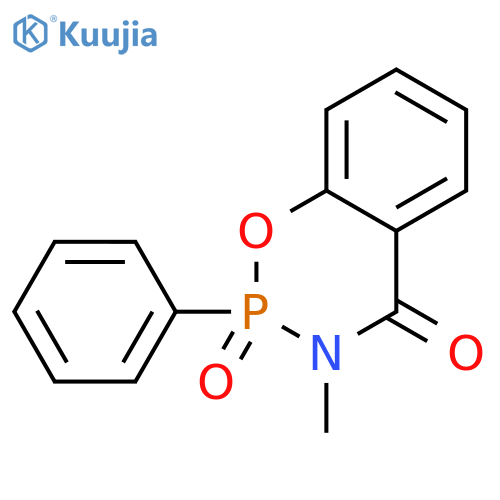 4H-1,3,2-Benzoxazaphosphorin-4-one,2,3-dihydro-3-methyl-2-phenyl-, 2-oxide structure