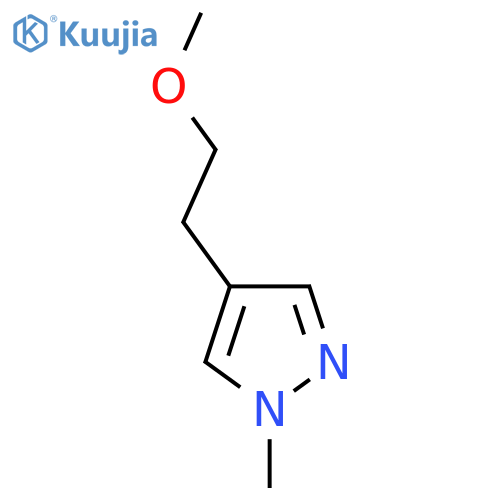 4-(2-Methoxyethyl)-1-methyl-1H-pyrazole structure