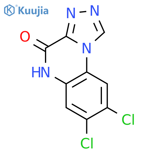 7,8-Dichloro-5H-[1,2,4]triazolo[4,3-a]quinoxalin-4-one structure