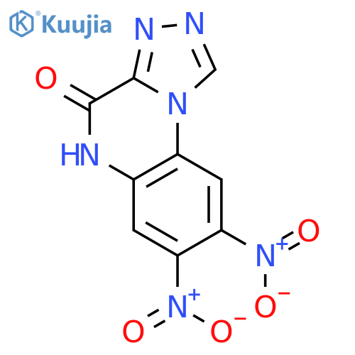 [1,2,4]Triazolo[4,3-a]quinoxalin-4(5H)-one, 7,8-dinitro- structure