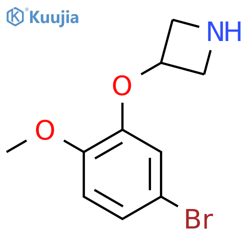 3-(5-Bromo-2-methoxyphenoxy)azetidine structure