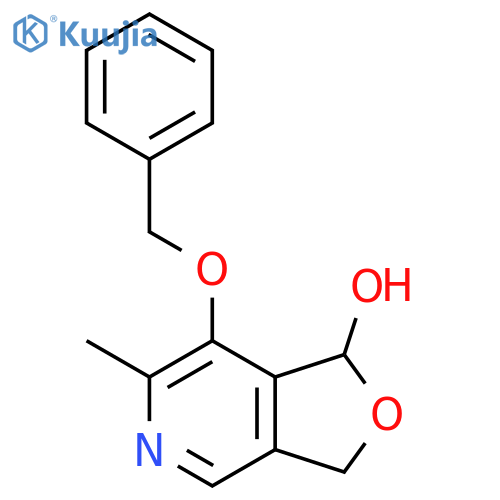 Furo[3,4-c]pyridin-1-ol, 1,3-dihydro-6-methyl-7-(phenylmethoxy)- structure
